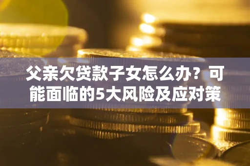 武汉父亲欠贷款子女怎么办?可能面临的5大风险及应对策略 武汉父亲欠贷款子女怎么办?可能面临的5大风险及应对策略