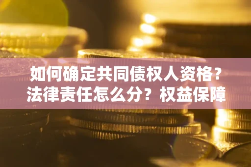 武汉如何确定共同债权人资格？法律责任怎么分？权益保障技巧揭秘！