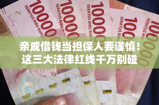 武汉亲戚借钱当担保人要谨慎！这三大法律红线千万别碰