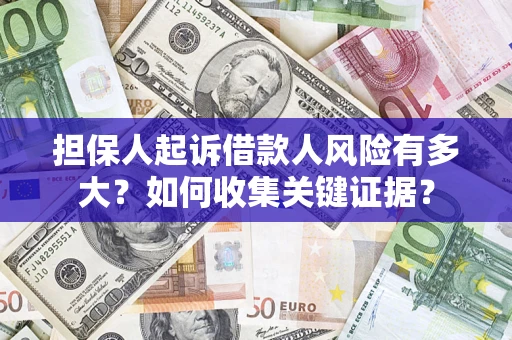 武汉担保人起诉借款人风险有多大？如何收集关键证据？