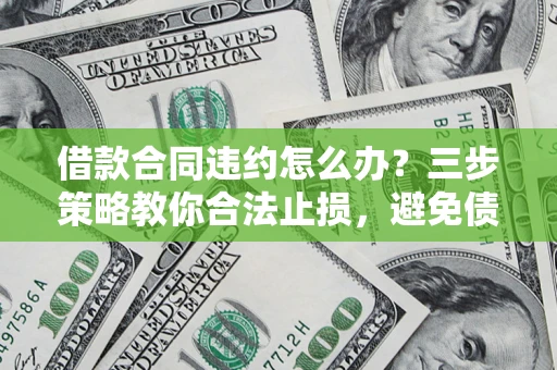 武汉借款合同违约怎么办？三步策略教你合法止损，避免债务危机升级
