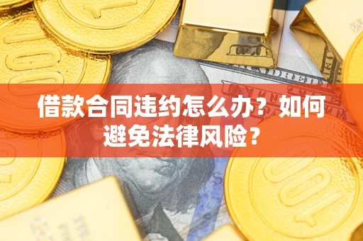 武汉借款合同违约怎么办？如何避免法律风险？